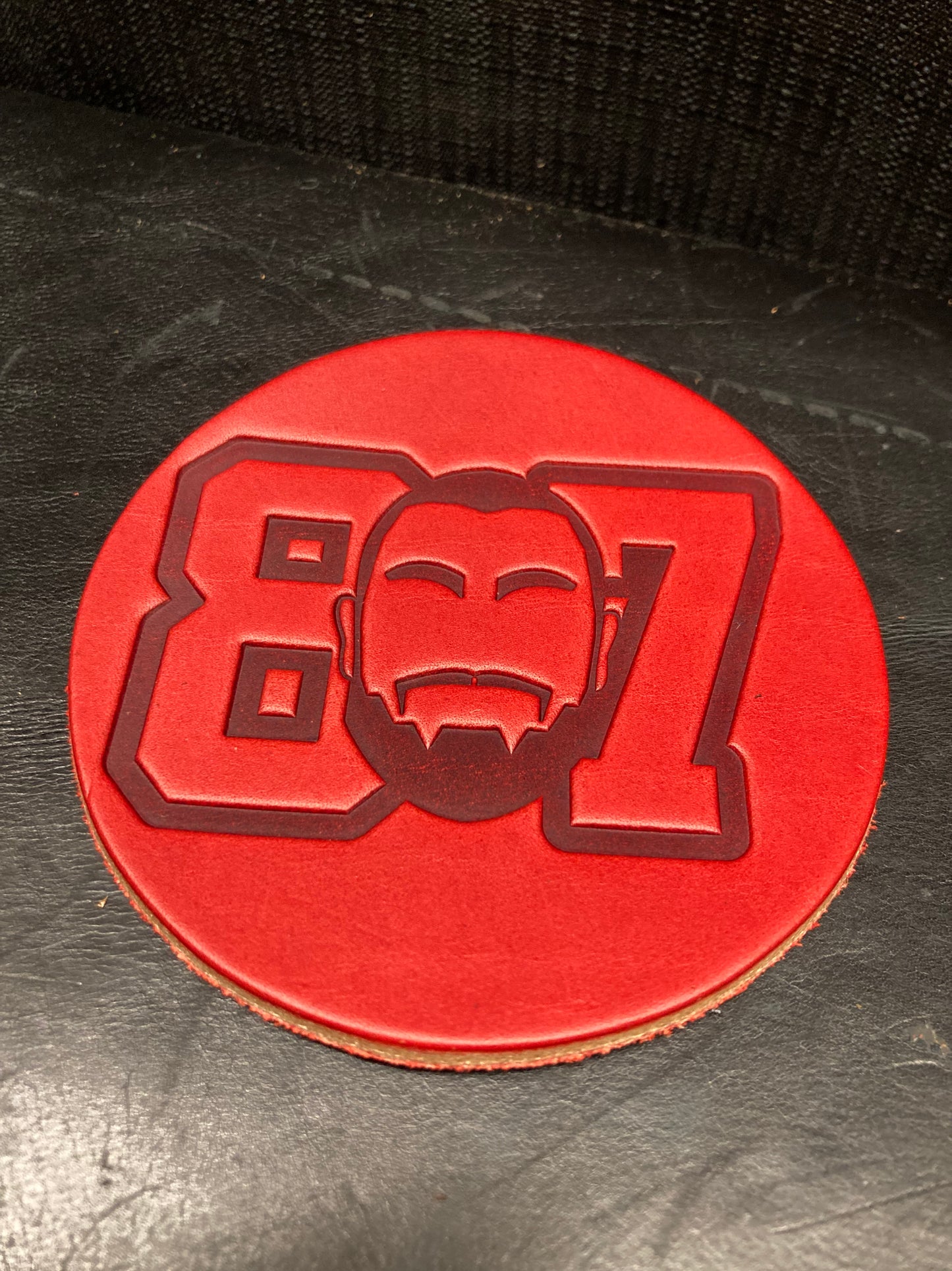 KC Football Coasters (set of 4)