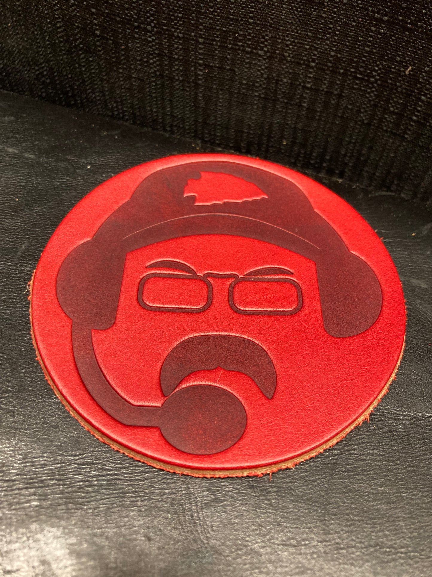 KC Football Coasters (set of 4)