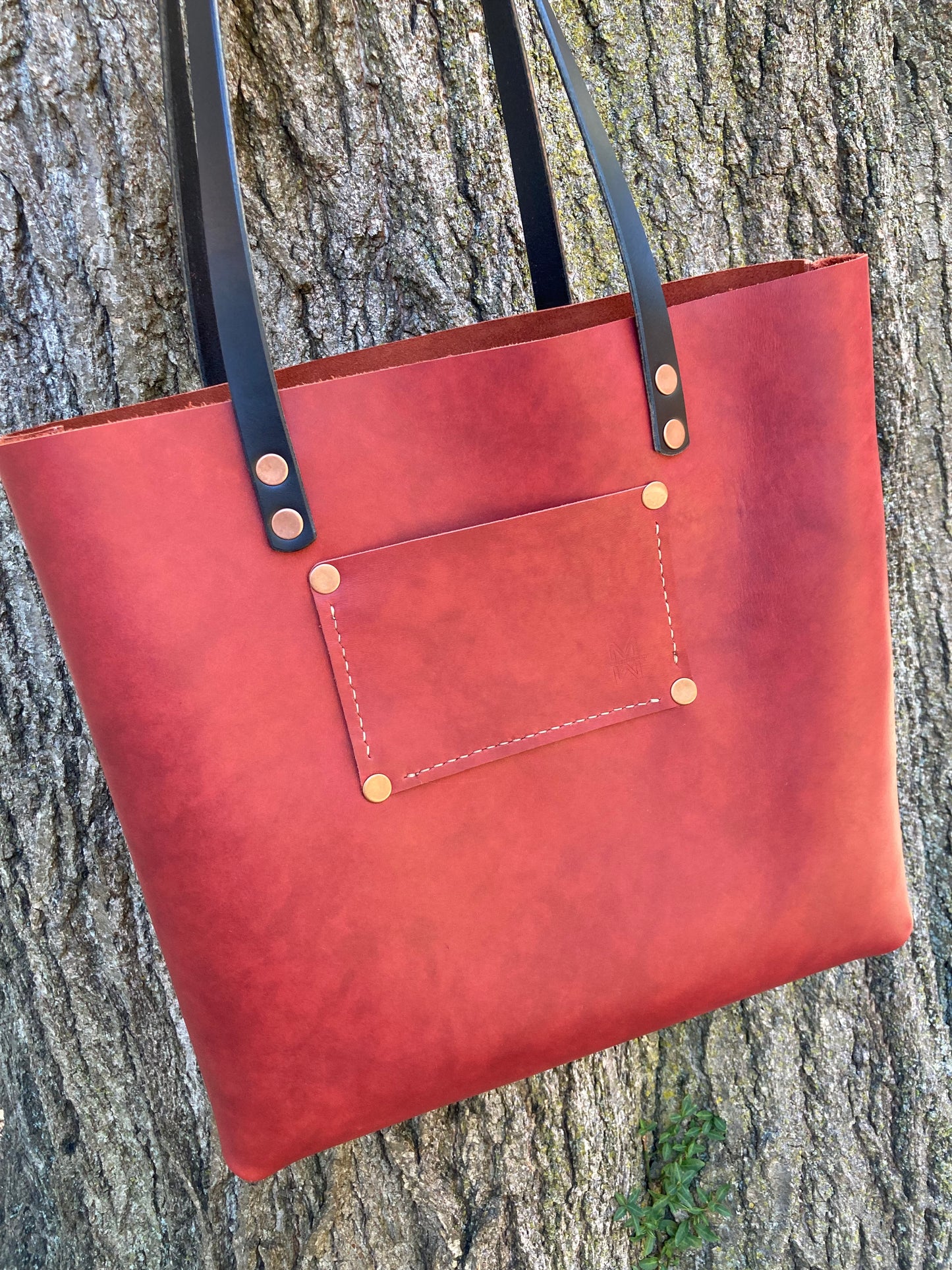Large Cranberry Tote Bag