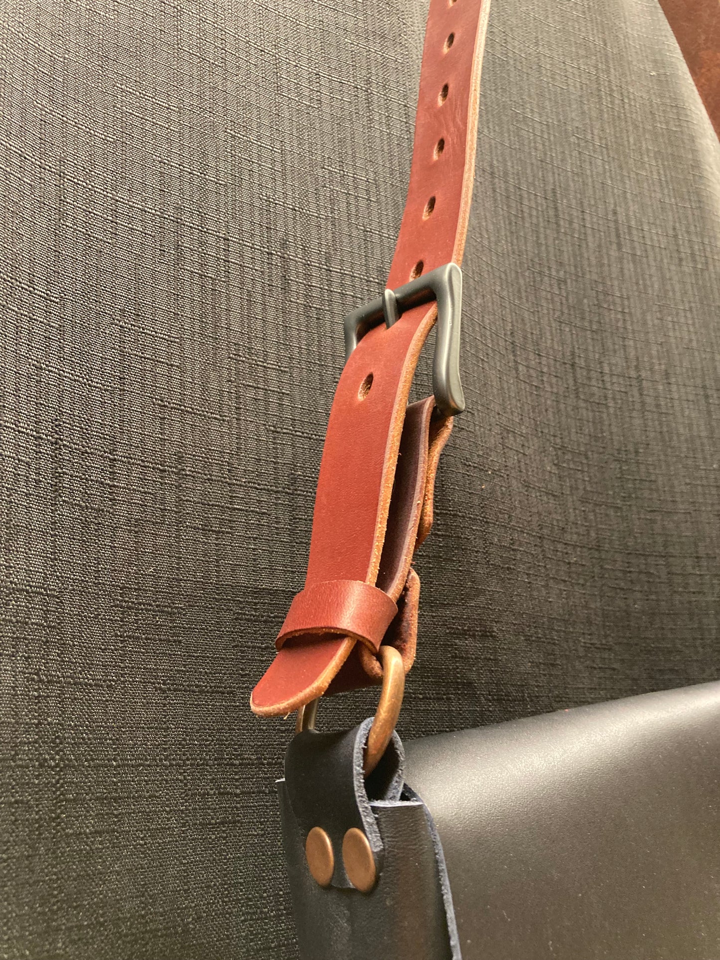 Navy Messenger Bag (with Brand Mark)