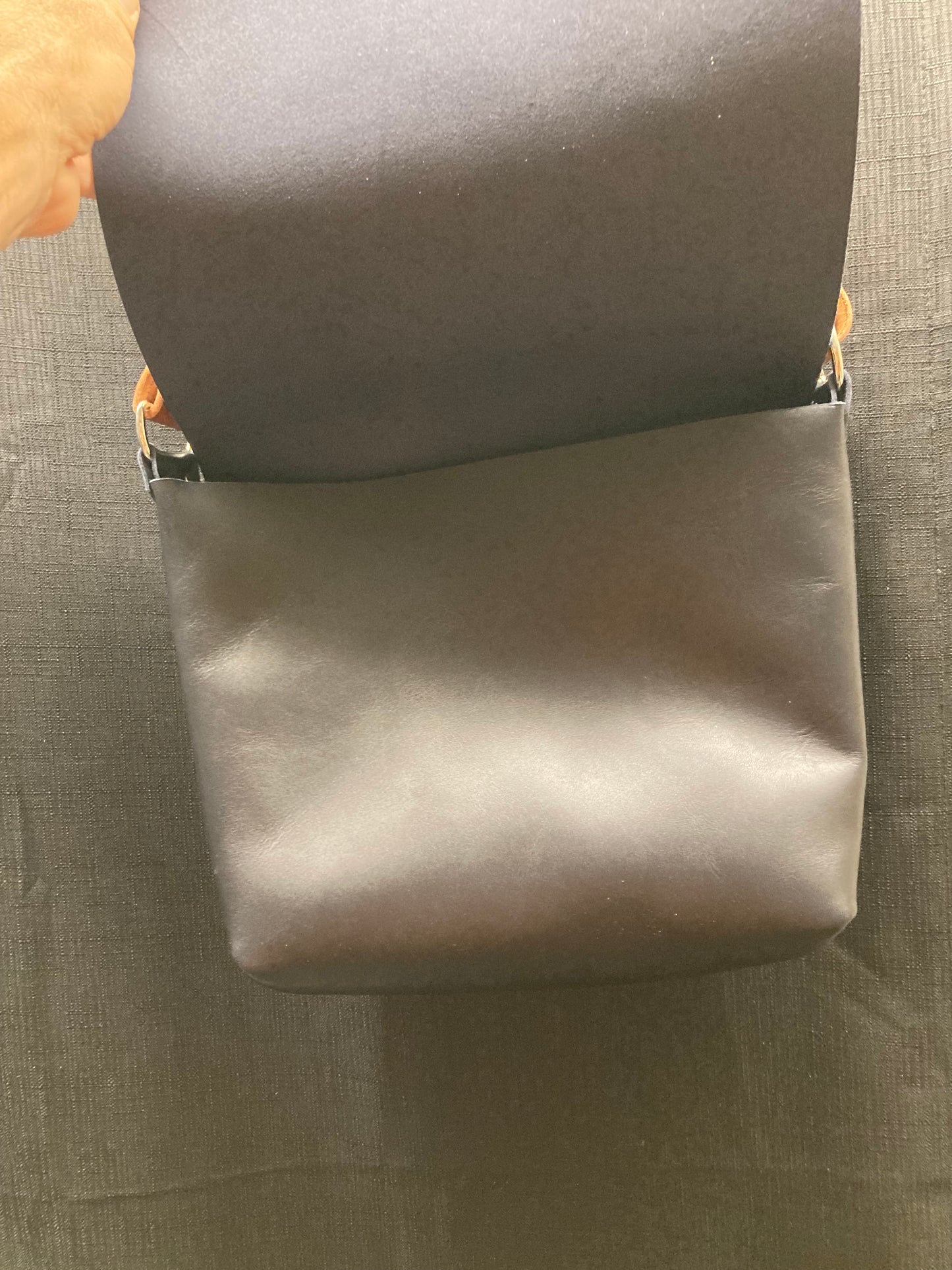 Navy Messenger Bag