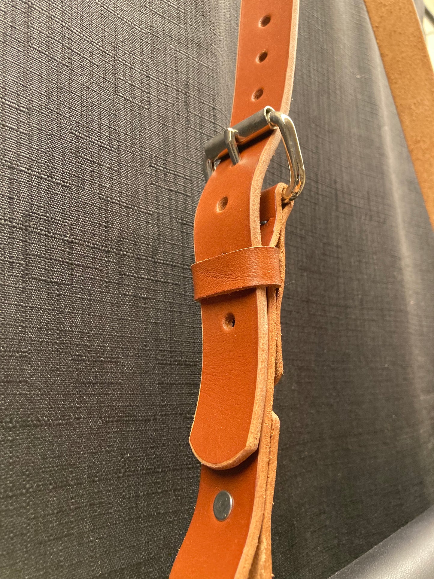 Navy Messenger Bag