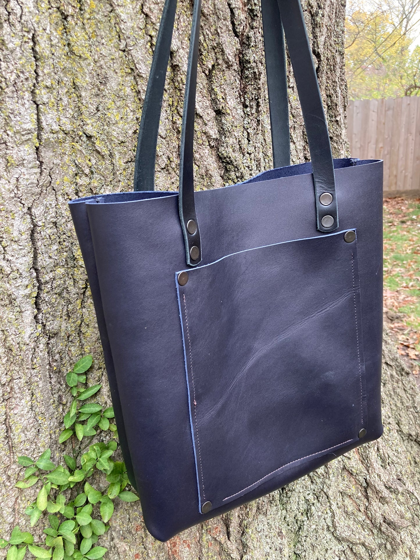 Navy Tote Bag