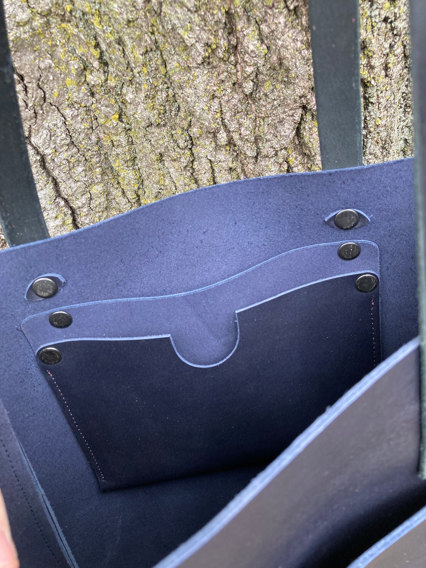 Navy Tote Bag