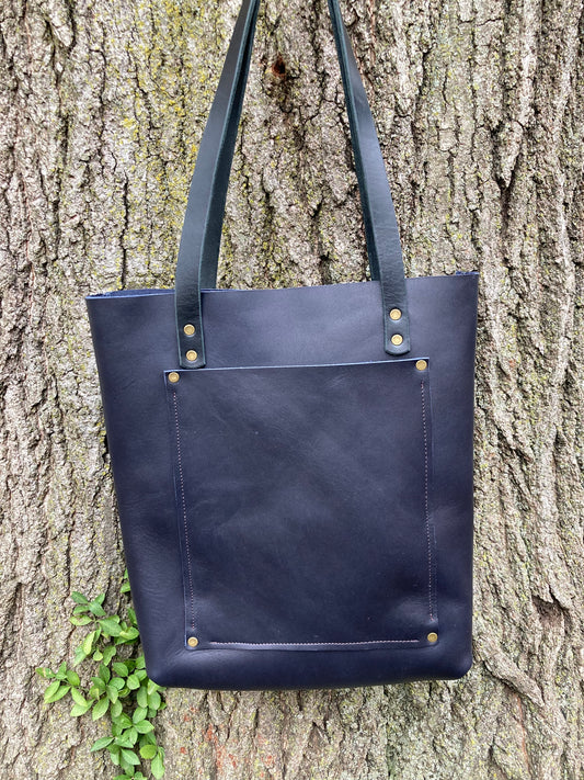 Navy Tote Bag
