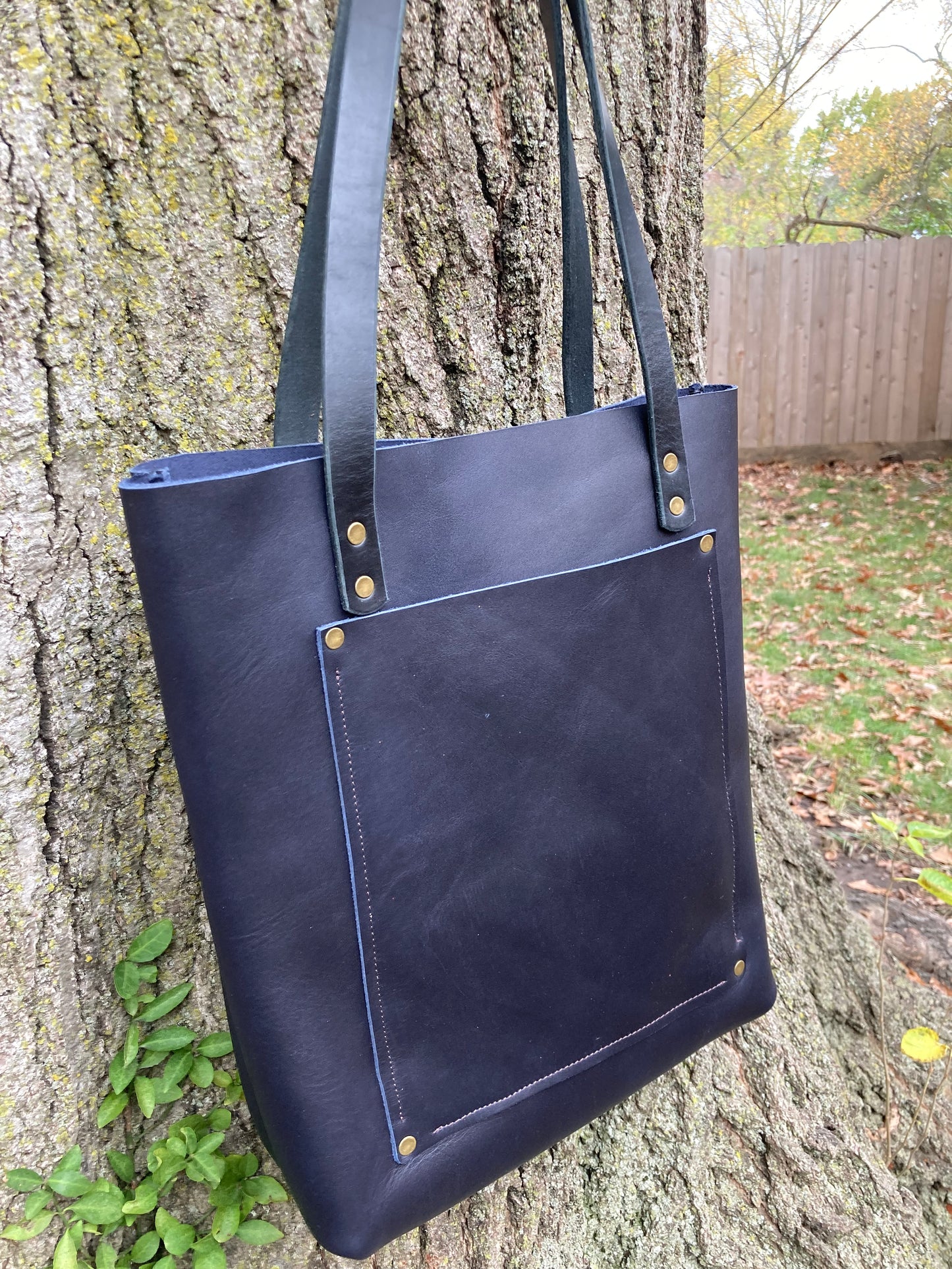 Navy Tote Bag