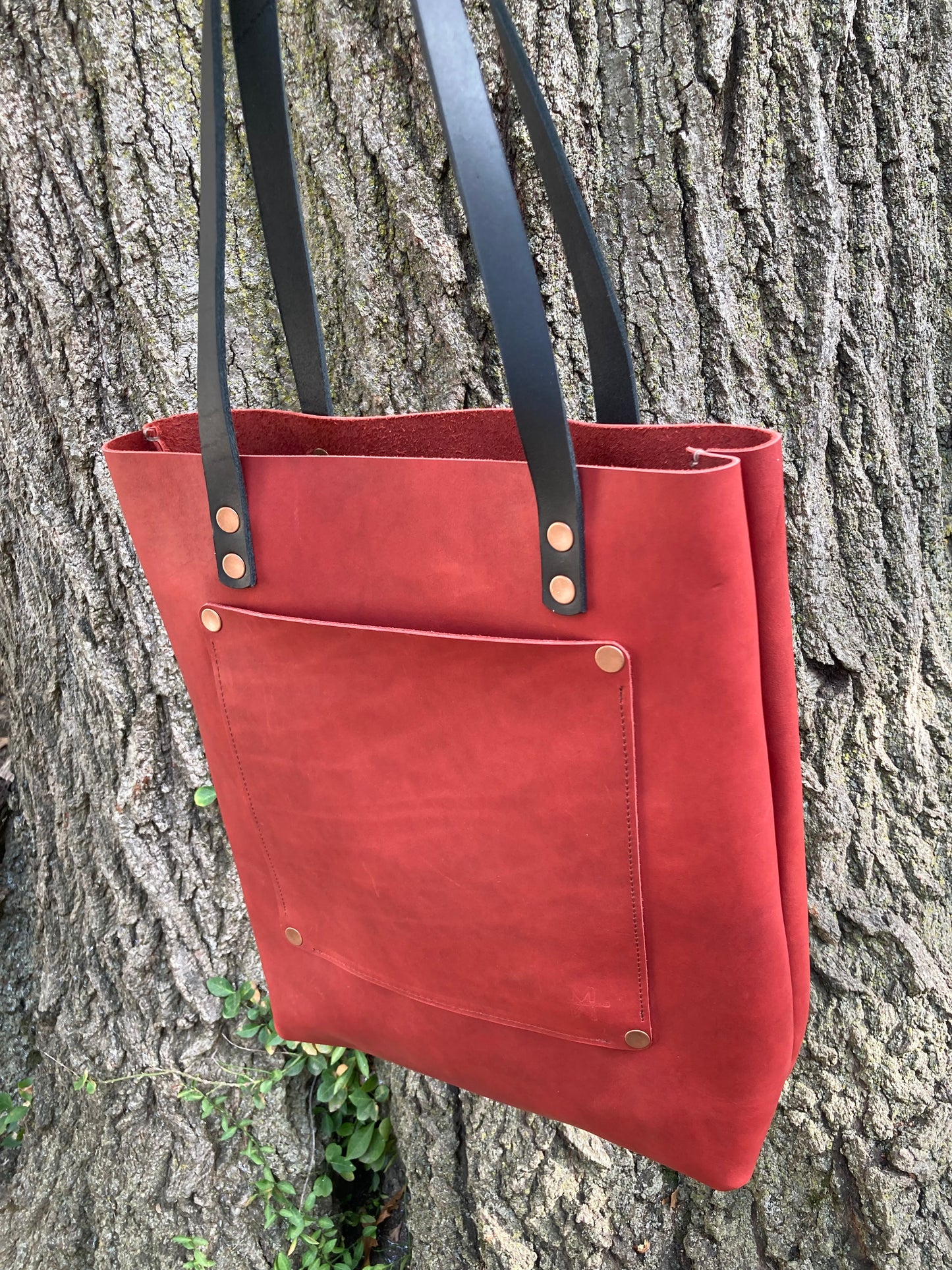 Large Cranberry Tote Bag