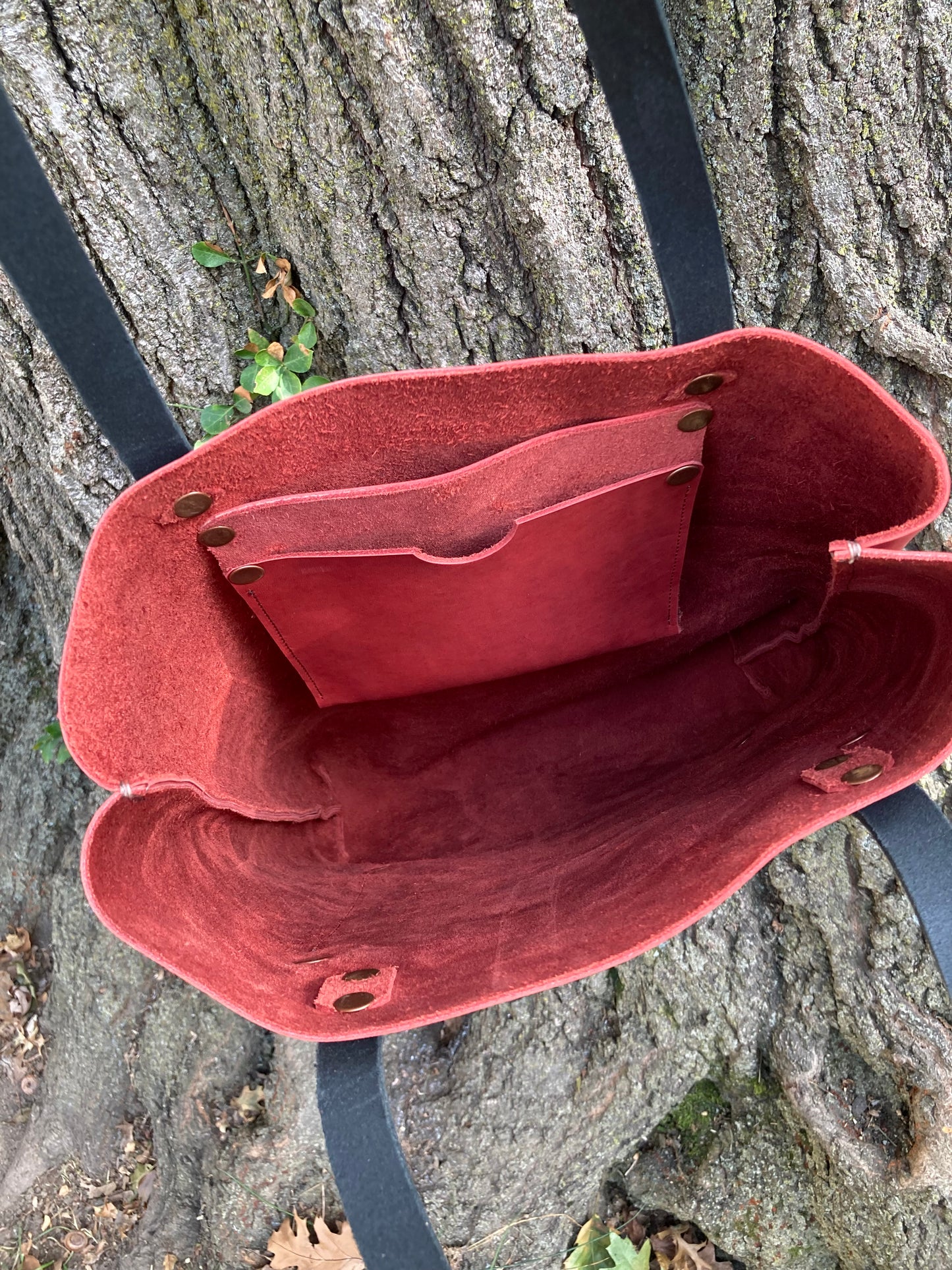 Large Cranberry Tote Bag