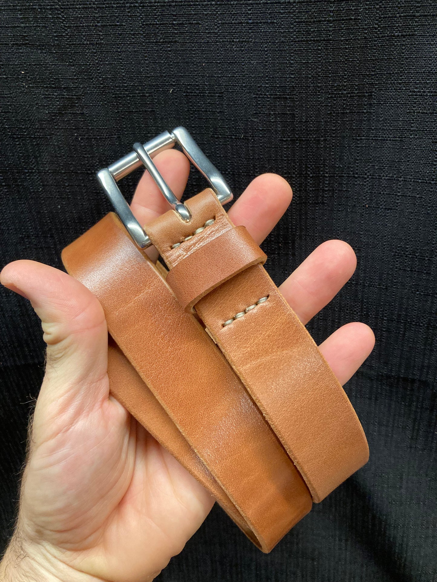 Buck Brown Leather Belt