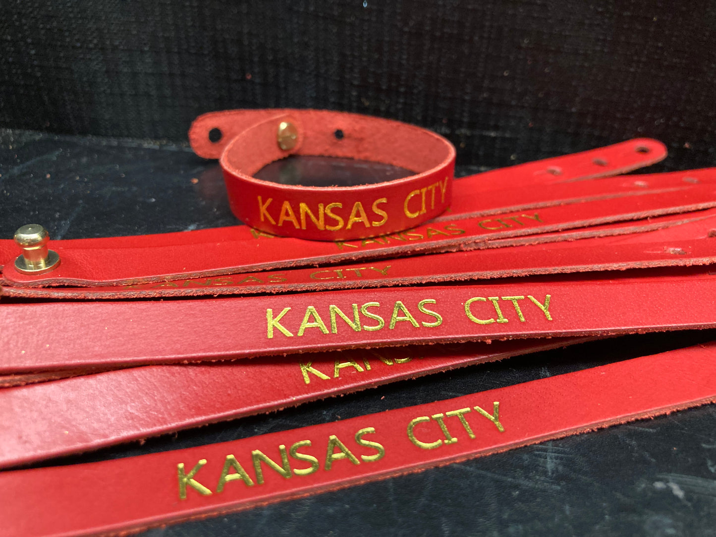 KC Leather Bracelet