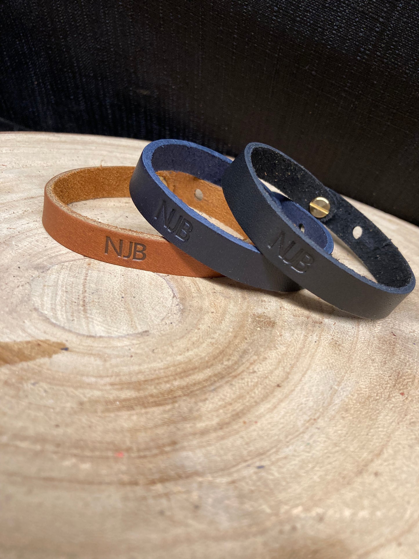 Personalized Leather Bracelet