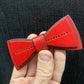 Red Bowtie with Black Edges