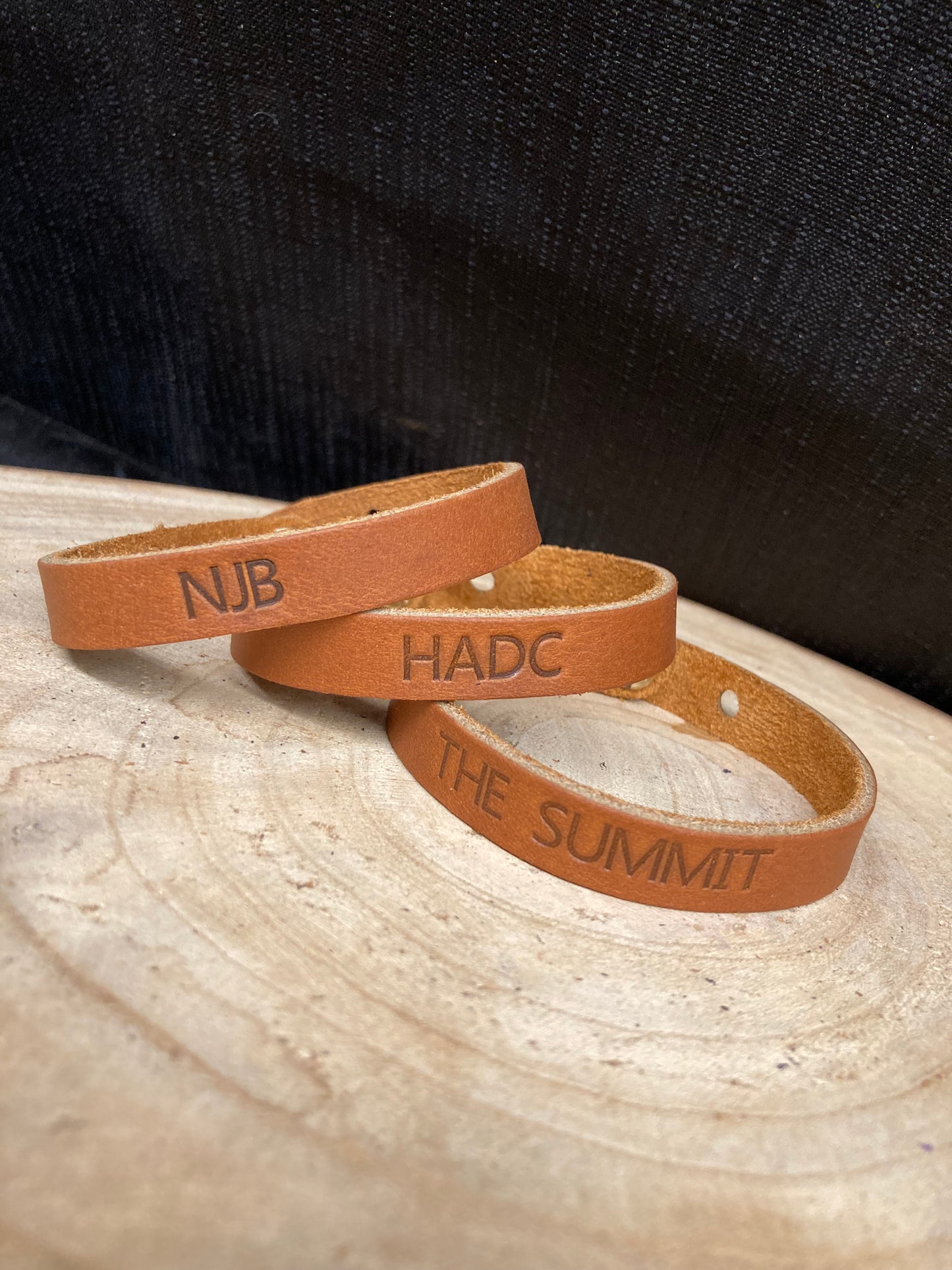 Personalized Leather Bracelet