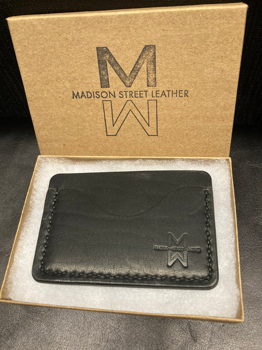 3 POCKET WALLET - BLACK