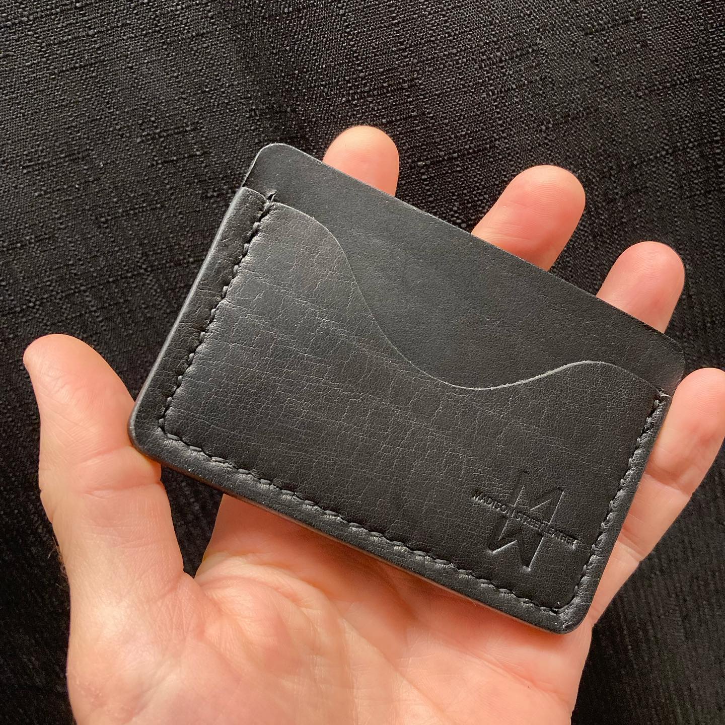 3 POCKET WALLET - BLACK