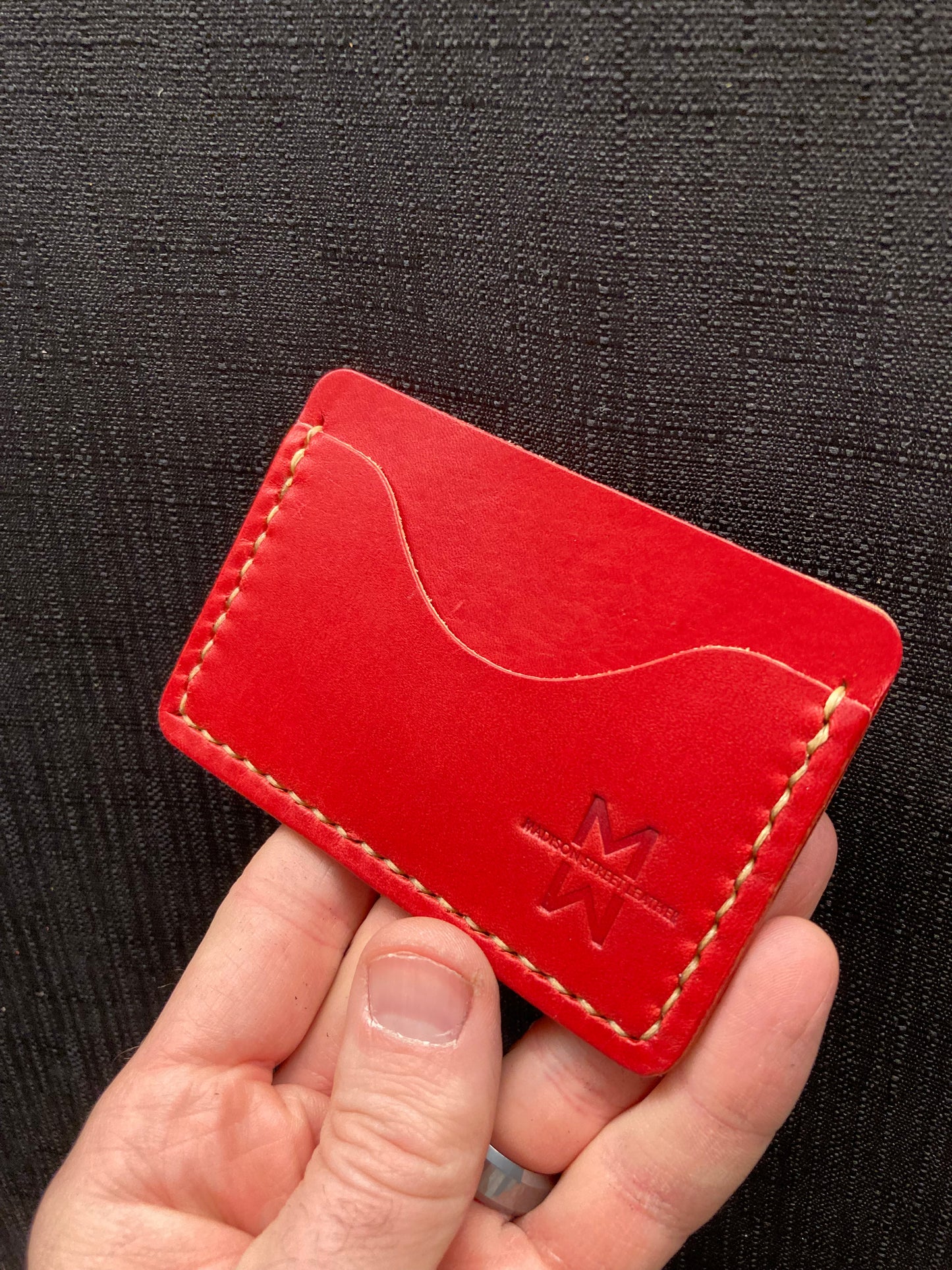 3 Pocket Wallet - Red Calf