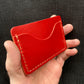 3 Pocket Wallet - Red Calf