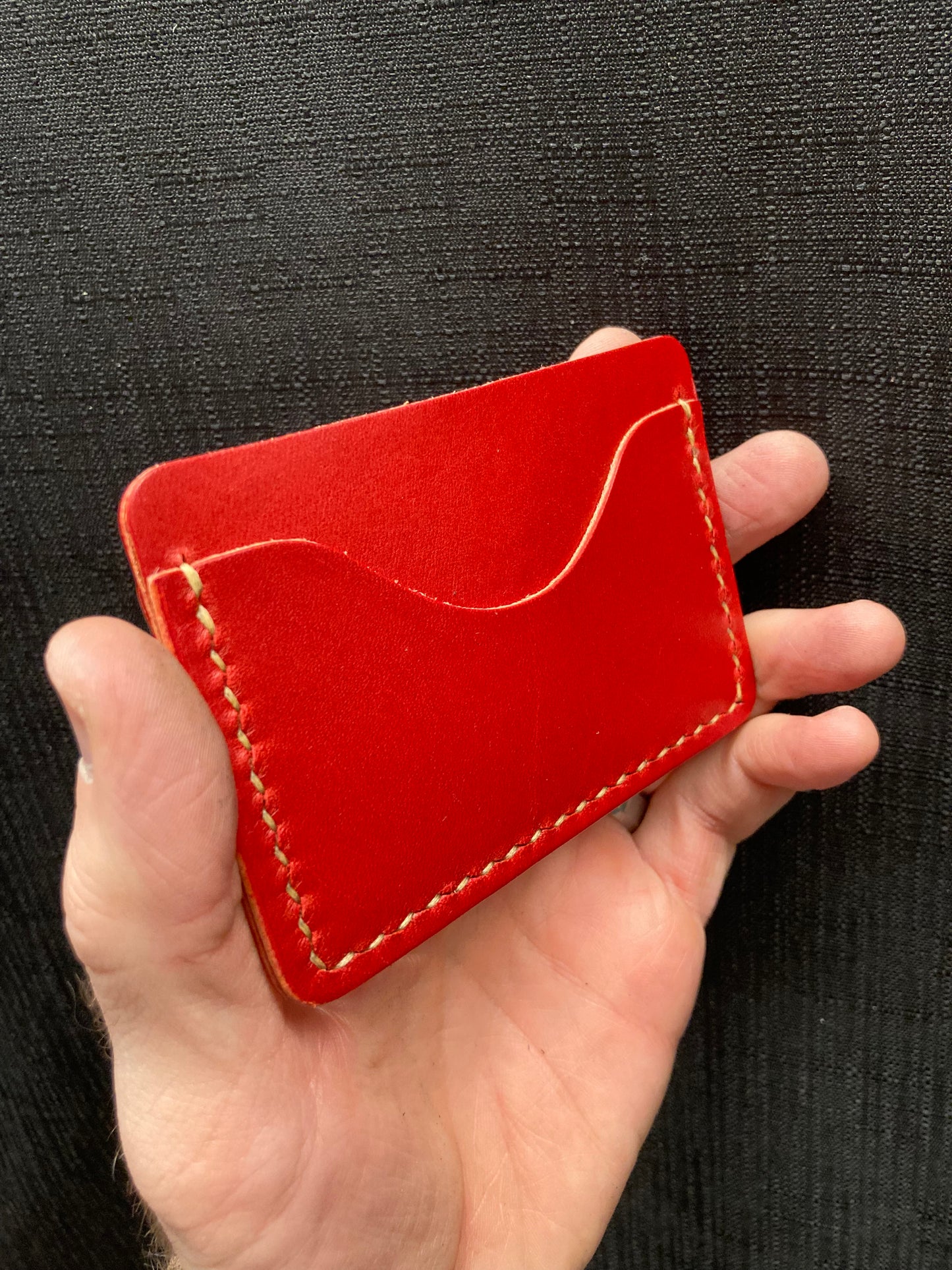 3 Pocket Wallet - Red Calf