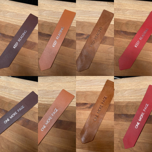Leather Bookmark