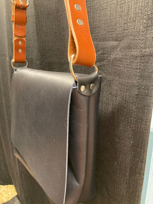 Navy Messenger Bag