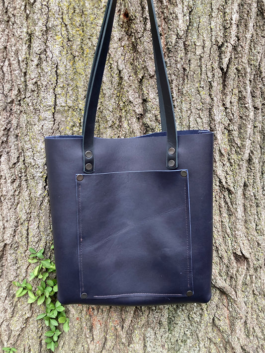 Navy Tote Bag