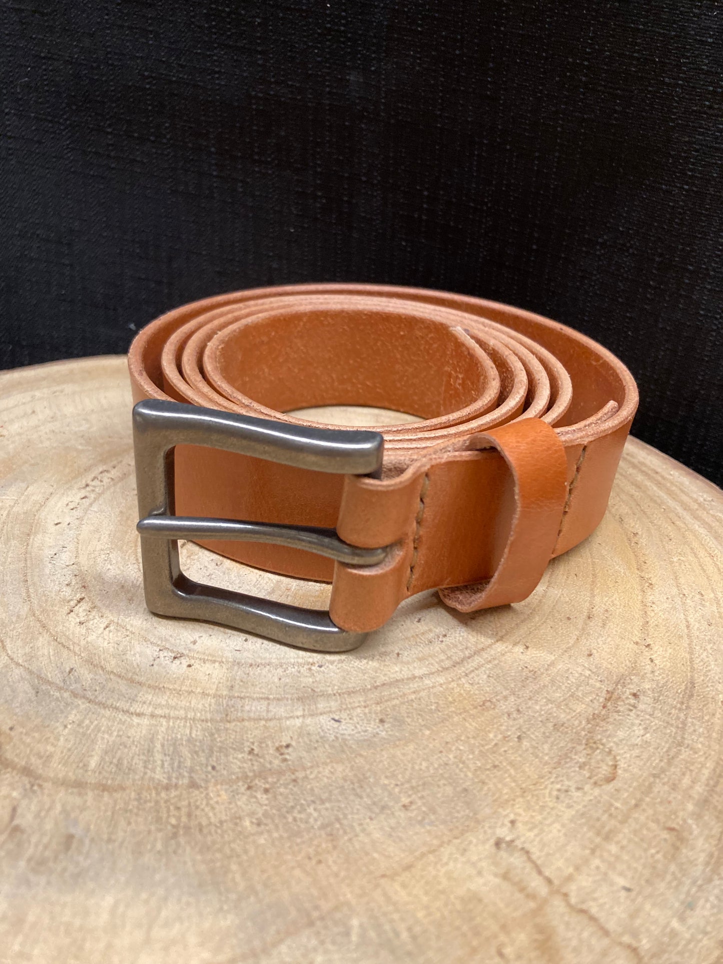 English Tan Leather Belt