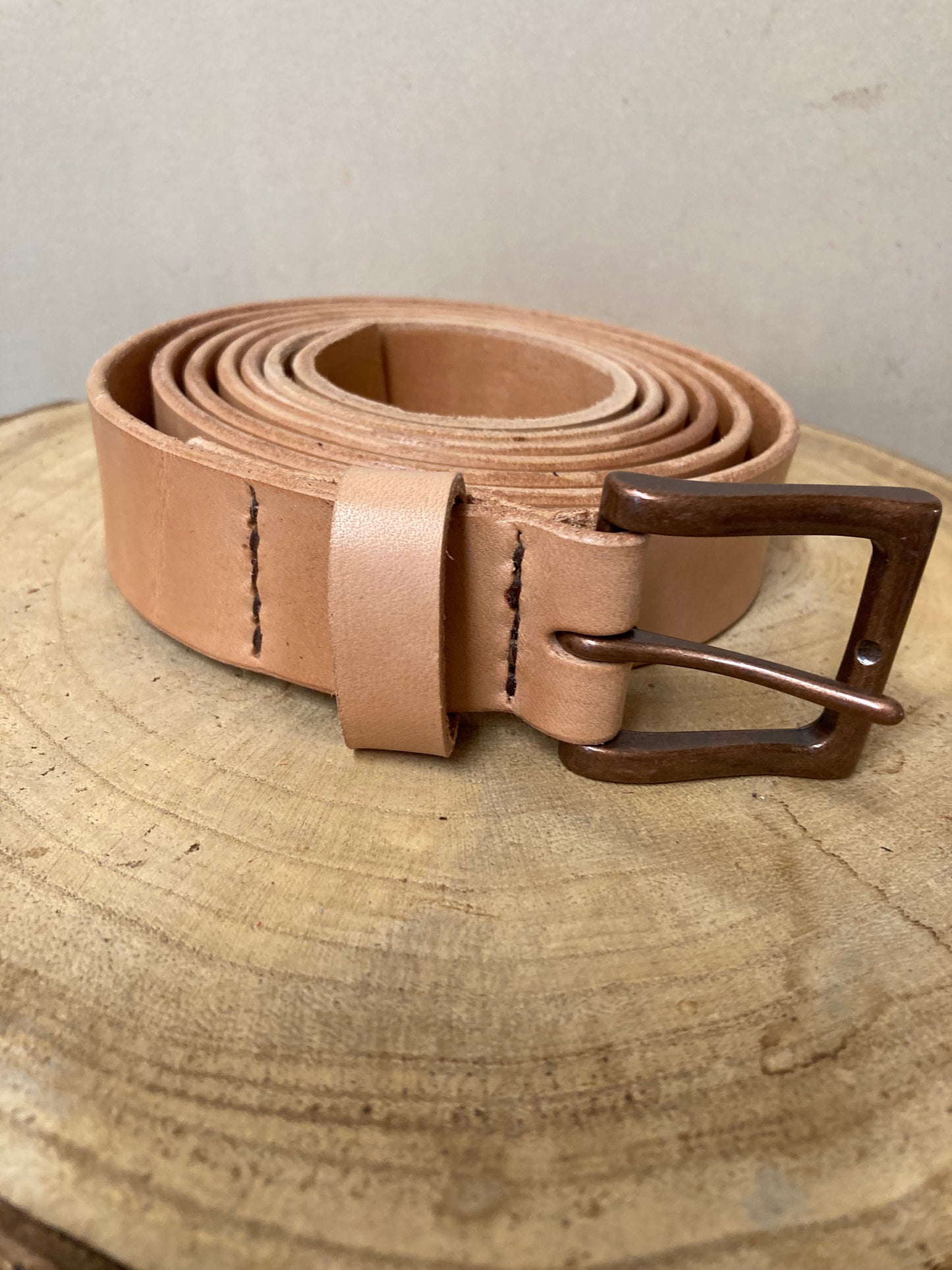 Russet Tan Leather Belt