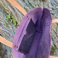 Purple Fusion Leather Tote Bag (Tan Straps)