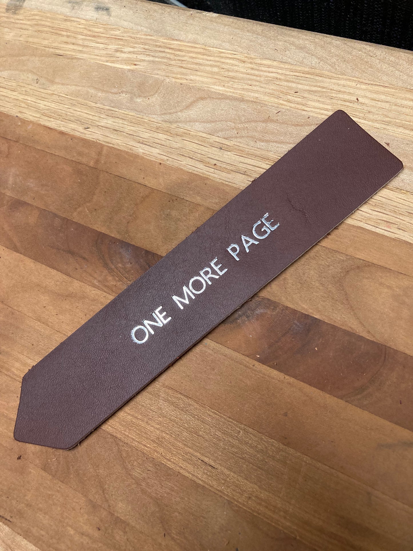 Leather Bookmark