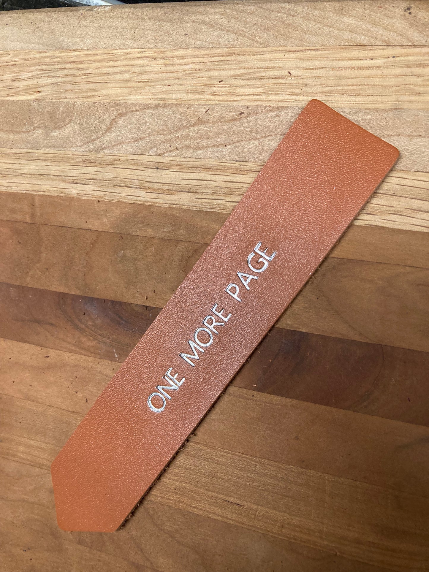 Leather Bookmark