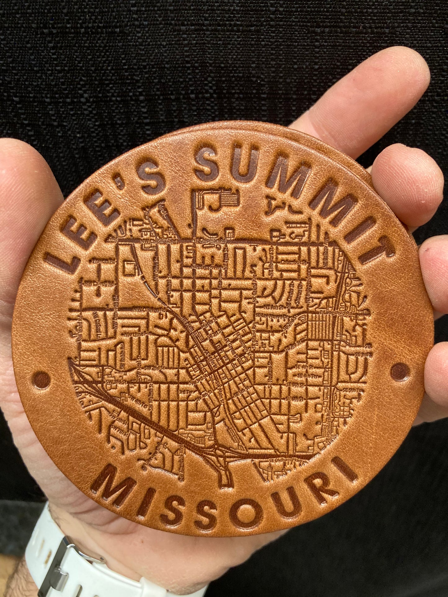 Leather (City) Coasters