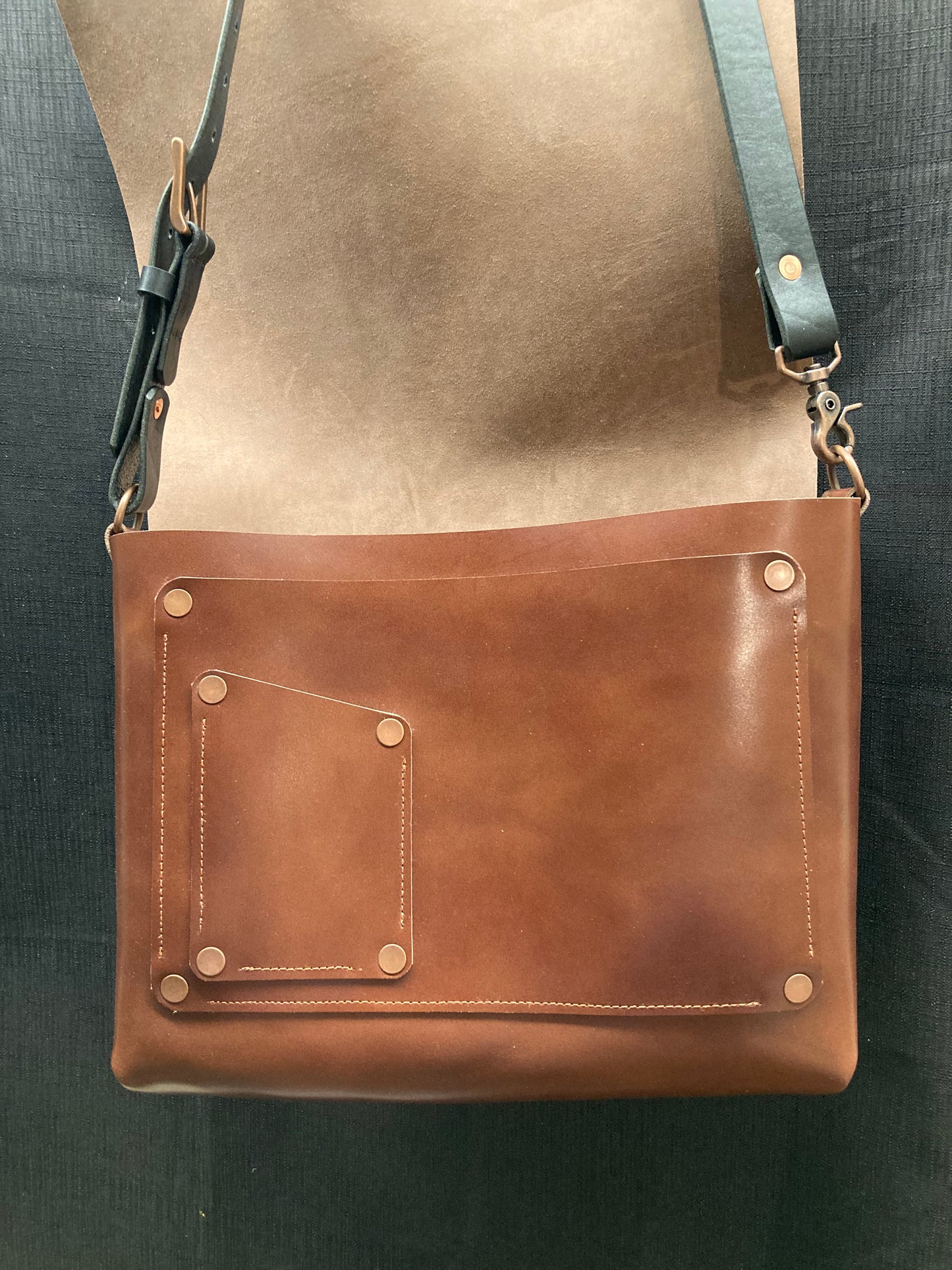 Brown Messenger Bag