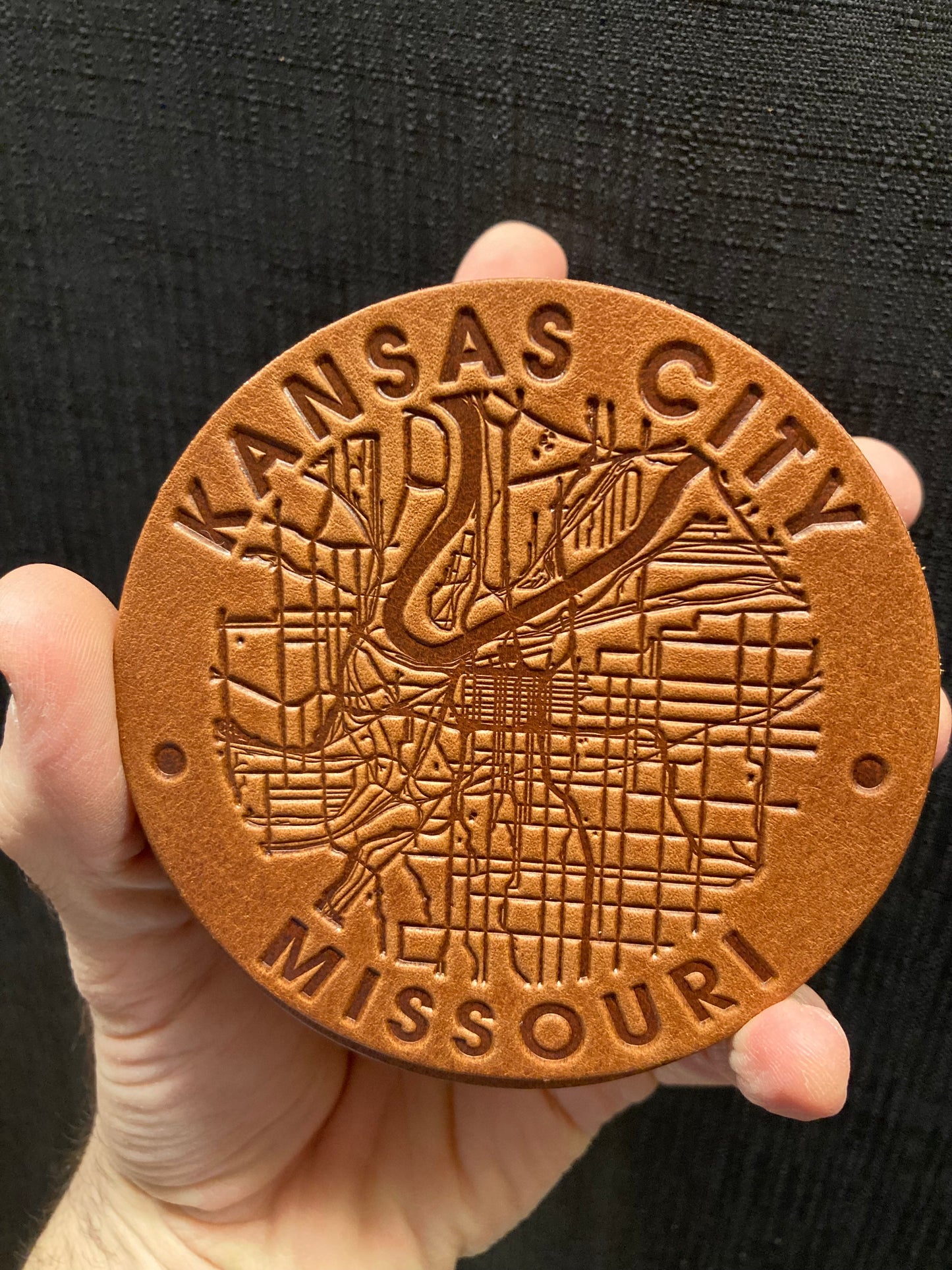 Leather (City) Coasters