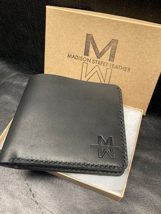 Traditional Bifold Wallet - Black